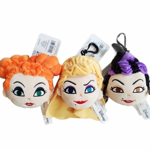 Disney Accessories - Disney hocus pocus sanderson sisters plush Keychain new nwt set of 3 Winifred